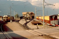 BOB (Berner Oberalnd Bahn), Wilderswil, June 1977